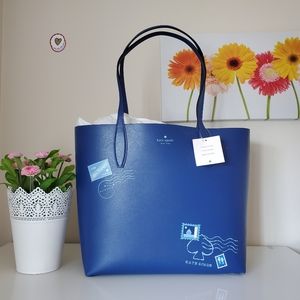 LKate Spade Large Reversible Tote Off the Grid